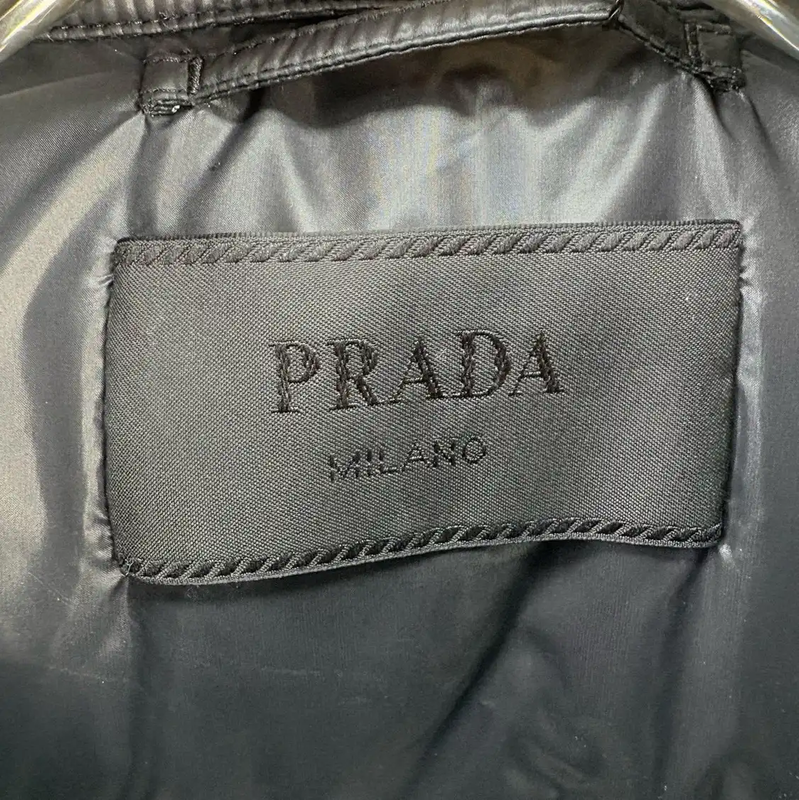 Prada Black Men's Down Vest M Size