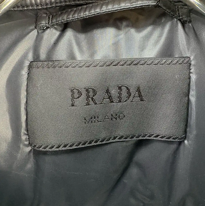 Prada Black Men's Down Vest M Size