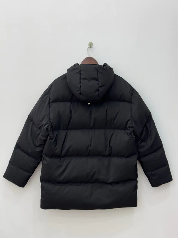 Prada Men's Black Mid-Length Down Jacket