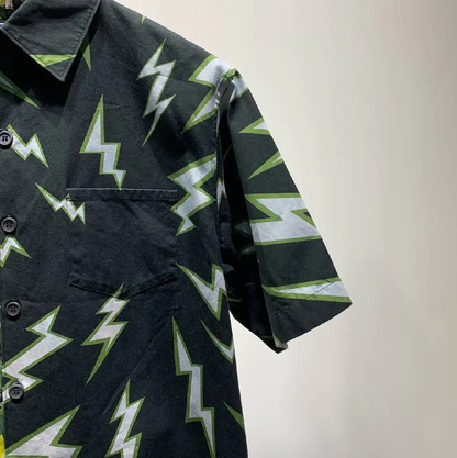 Prada Men's Colorful Short Sleeve Shirt