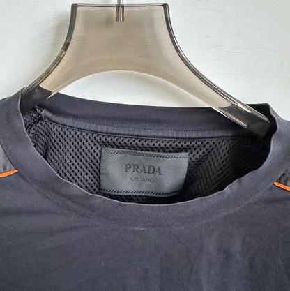 Prada Black Cotton XXXL Men's T-Shirt