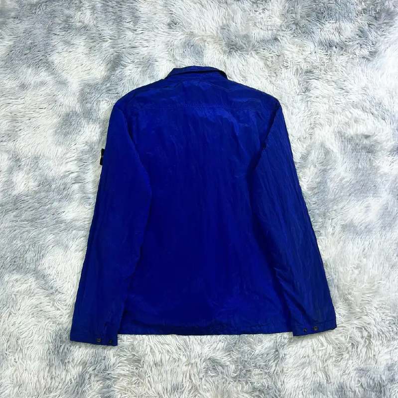 Stone Island Blue Long Sleeve Men's Jacket 0089