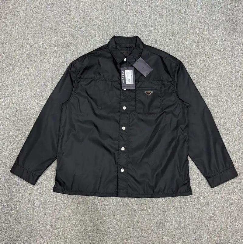 Prada Black Nylon Men's Overshirt