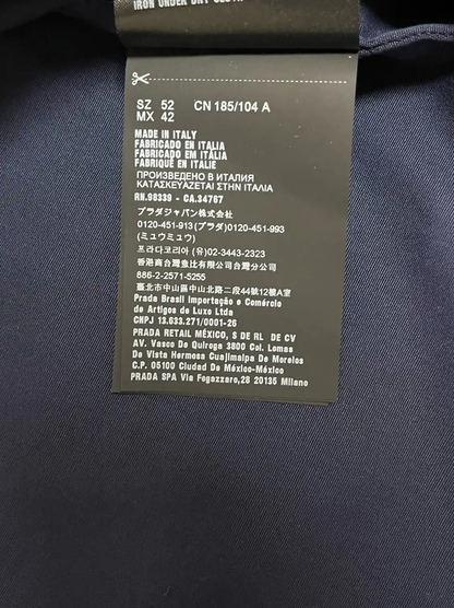 Prada Men's Navy Cotton Jacket