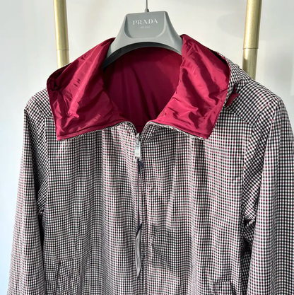 Prada Lightweight Red Polyester Men's Jacket