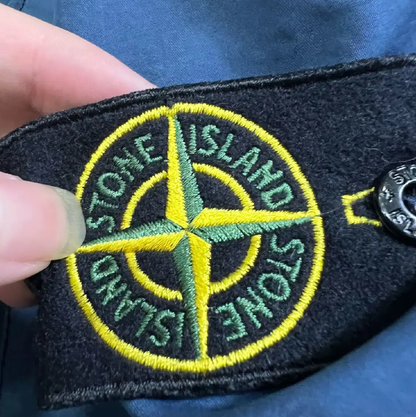 Stone Island Blue Cotton Men's Jacket 0089