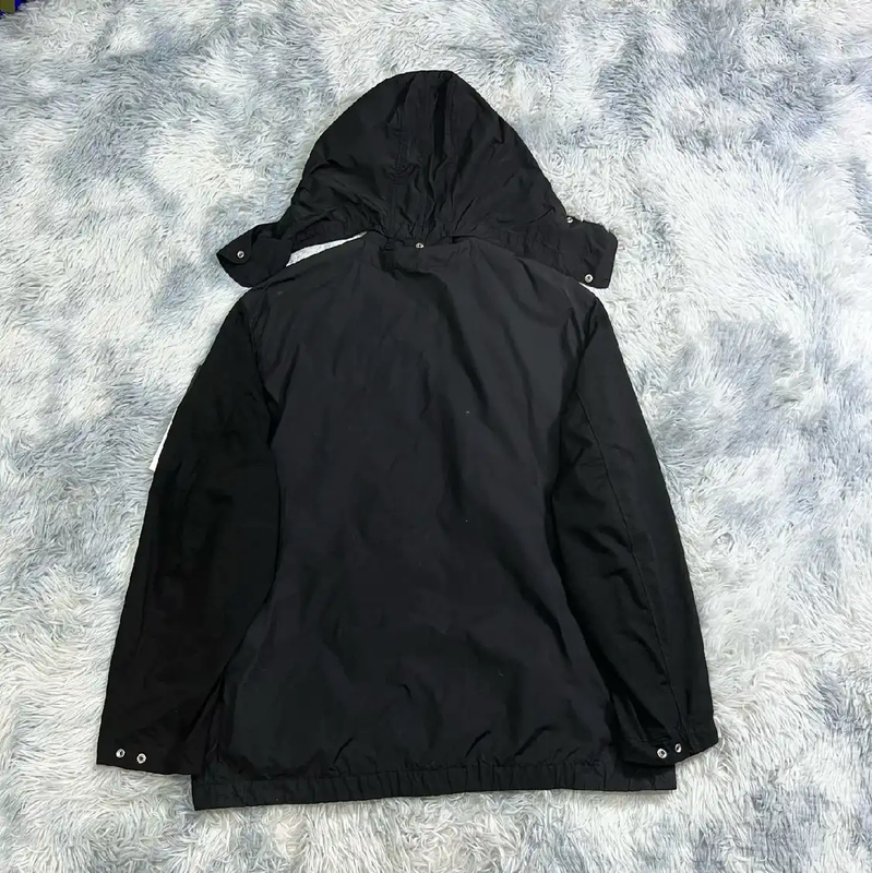Stone Island Black Men's Jacket with Hood 0089