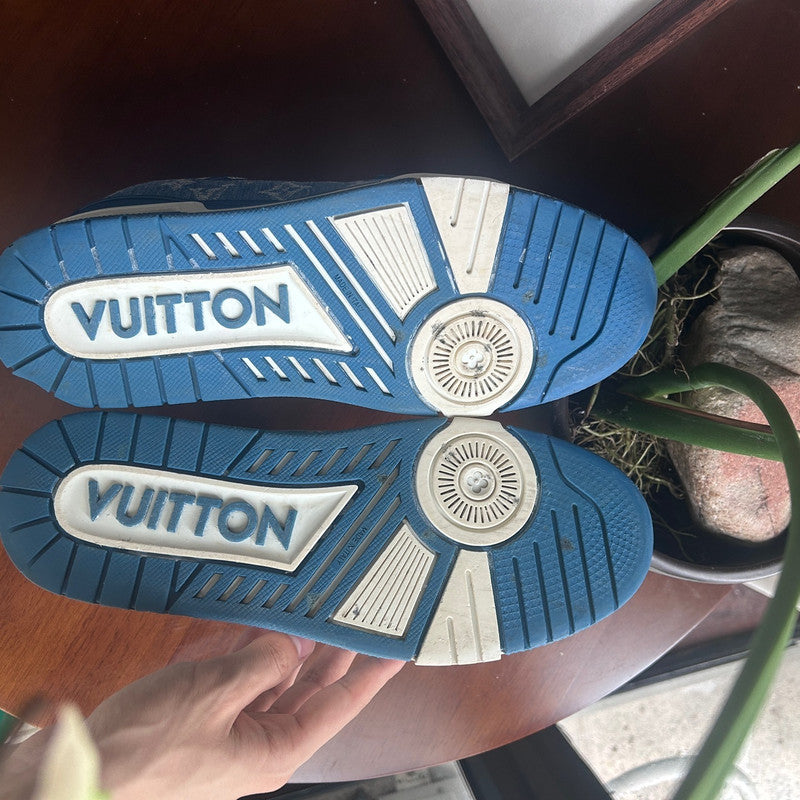 Louis Vuitton Denim Low Top Sneakers for Men and Women 0079