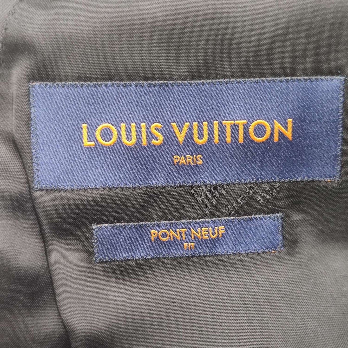 Louis Vuitton x Nigo Black Cotton Suit 48
