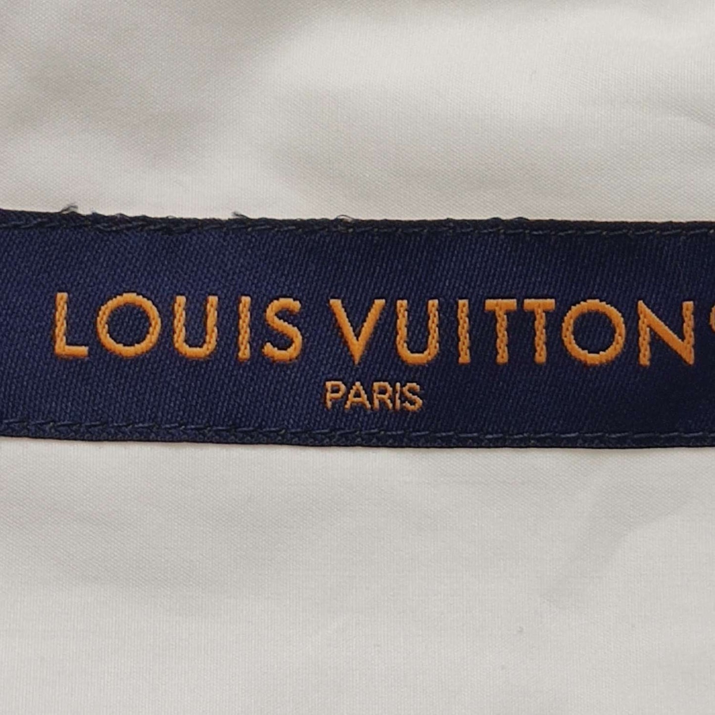 Louis Vuitton S Size Cotton Logo Long Sleeve Shirt
