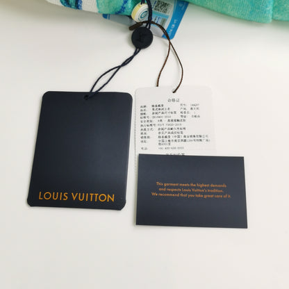 Louis Vuitton Colorful Logo Cotton Crewneck Sweatshirt L