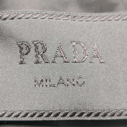 Prada S Size Solid Hooded Triangle Logo Padded Jacket