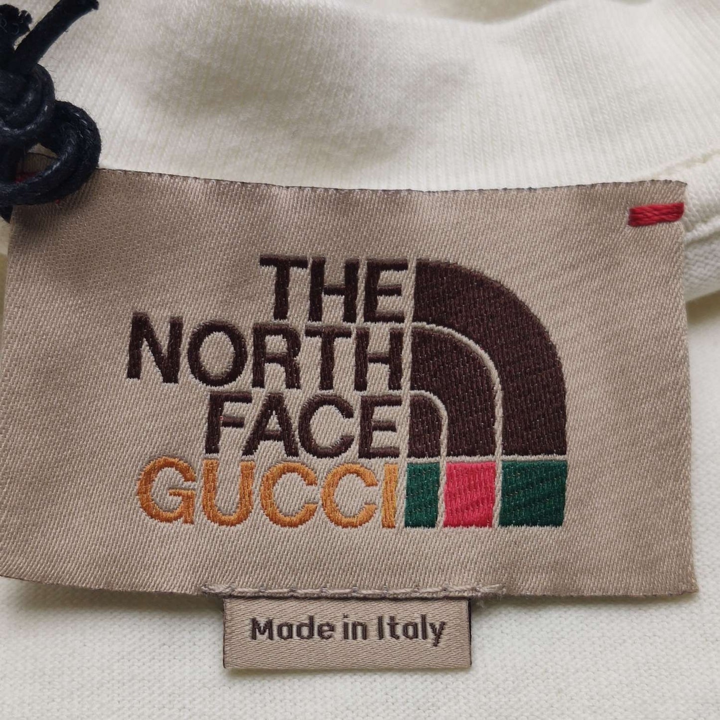 The North Face x Gucci Logo Print Cream T-Shirt