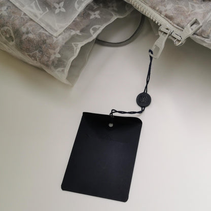 Louis Vuitton Monogram Organza Padded Coat L