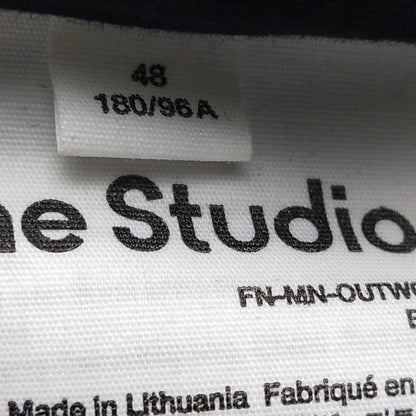 Acne Studios Cotton V-Neck Single-Breasted Padded Coat M