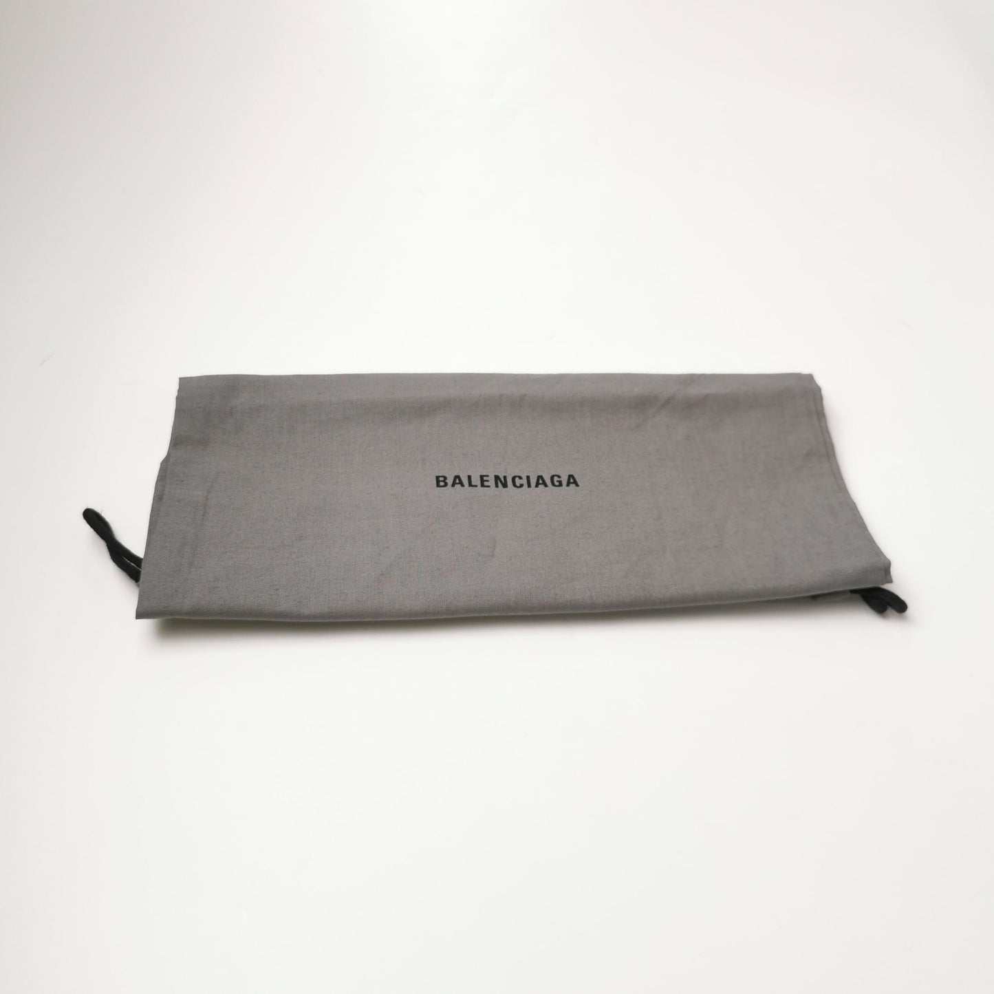 Balenciaga Cotton Check Logo Embroidered Collared Shirt