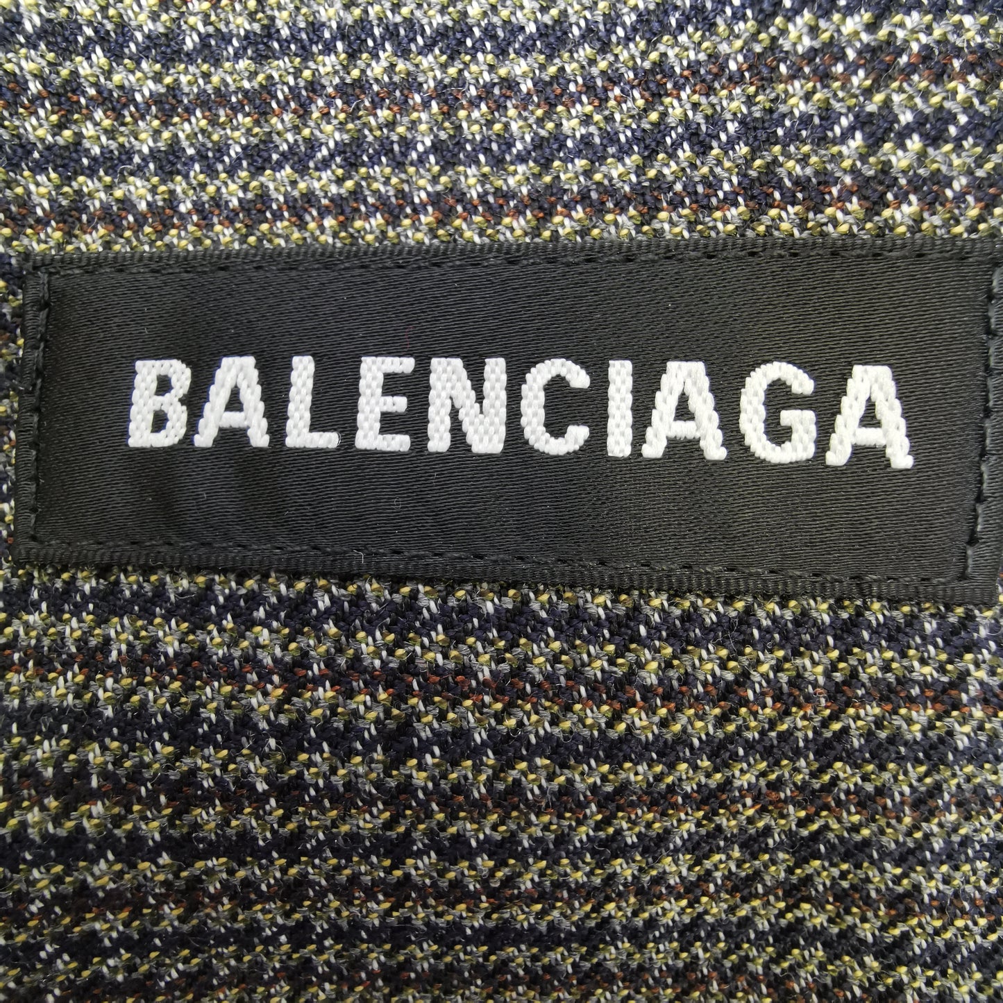 Balenciaga Wool Blend Lapel Long-Sleeve Coat 46