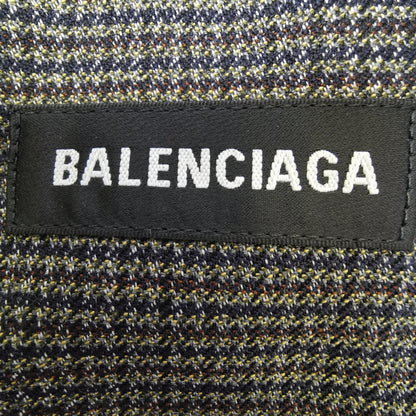 Balenciaga Wool Blend Lapel Long-Sleeve Coat 46