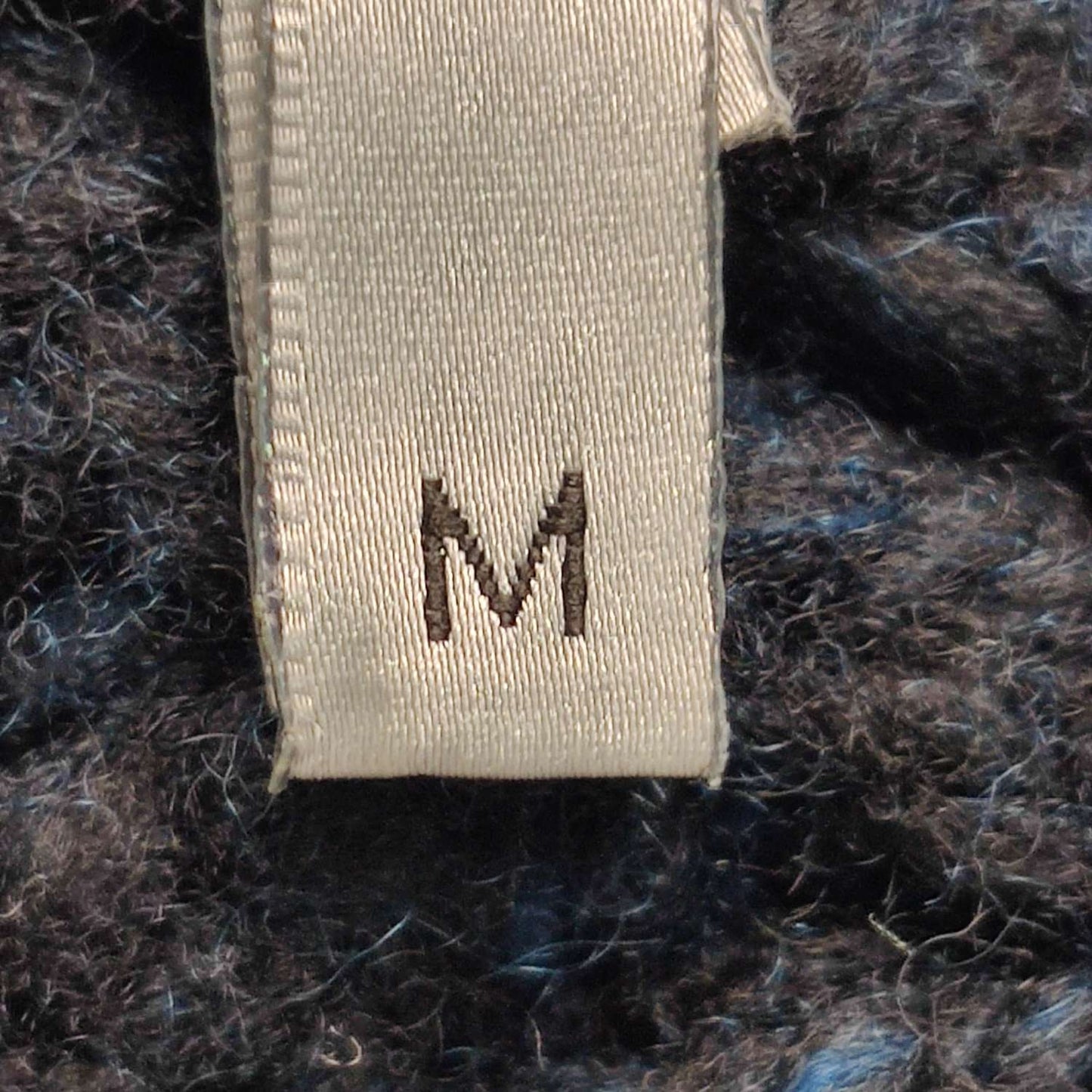 Dior Black Distressed V-Neck Wool Cashmere Sweater M