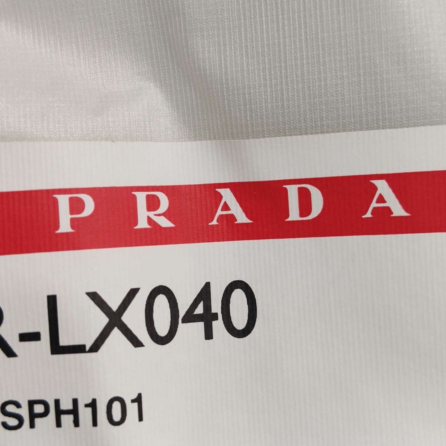 Prada Logo White Cargo Pants Size S
