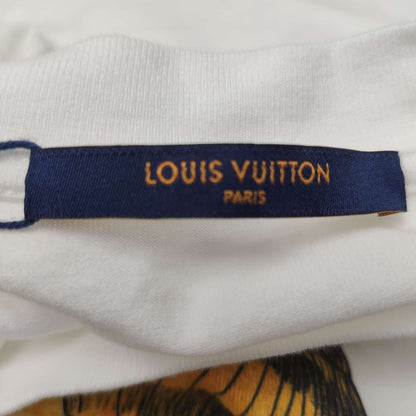 Louis Vuitton S Cotton Crew Neck Shell Print T-Shirt