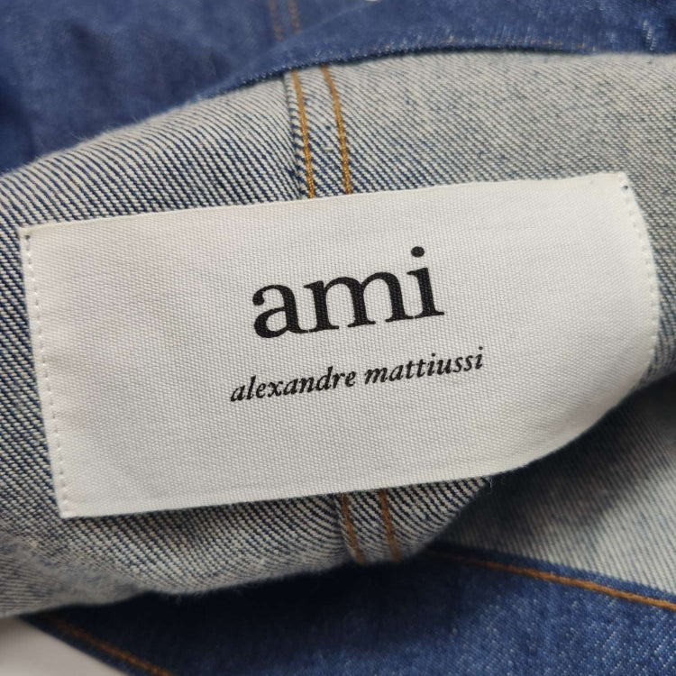 AMI Alexandre Mattiussi Denim Button-Front Jacket S