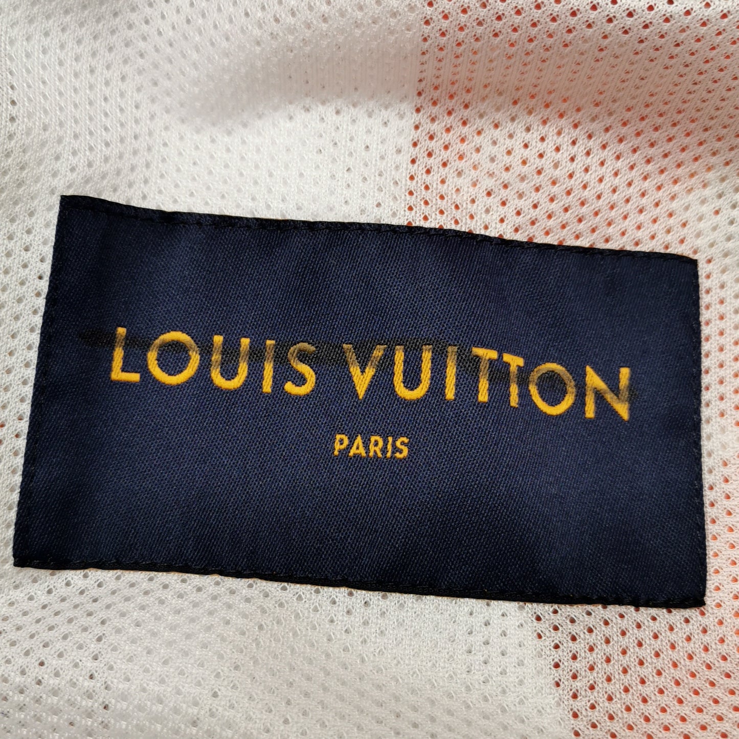 Louis Vuitton Orange Monogram Print Hooded Jacket