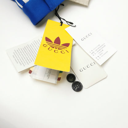 Gucci x Adidas Blue Logo Shorts