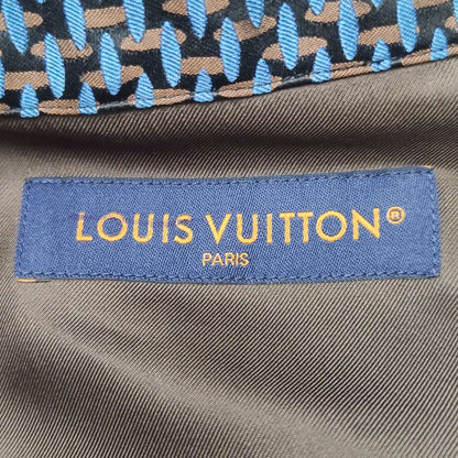 Louis Vuitton 1854 Checkered Button-Up Shirt 48