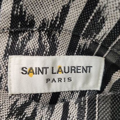 Saint Laurent Striped Zip-Front Bomber Jacket