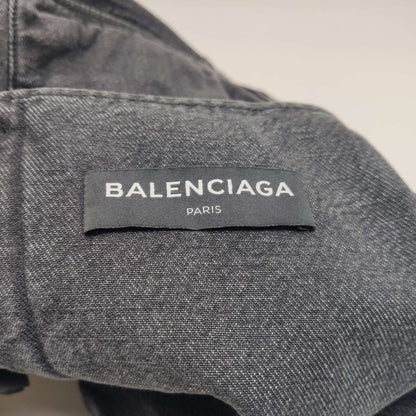 Balenciaga XL Single-Breasted Lapel Cotton Jacket