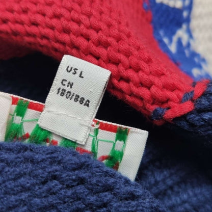 Kenzo L Wool-Cotton Blend Floral Crewneck Sweater