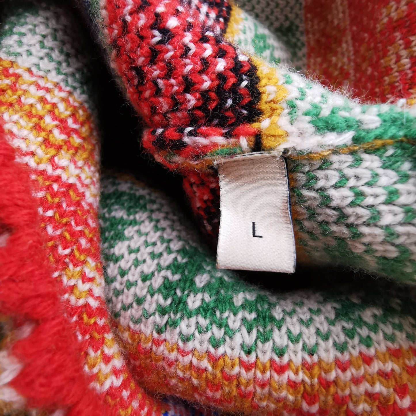 Gucci x The North Face Wool Striped Crewneck Sweater L