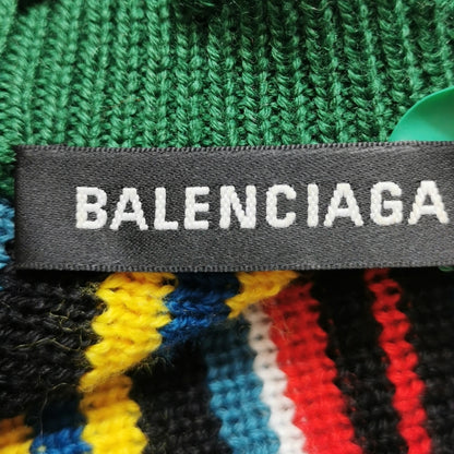 Balenciaga Striped Logo Crewneck Sweater XS
