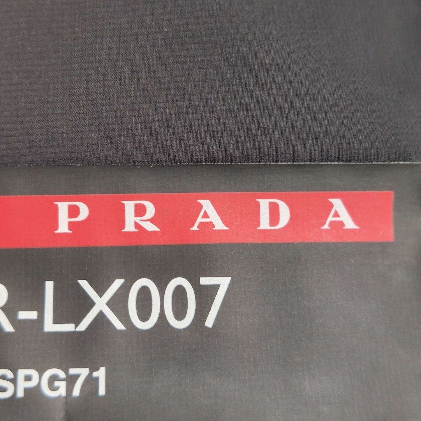 Prada Solid Letter Logo Shorts L