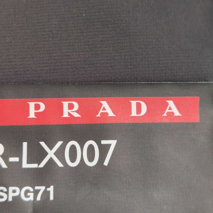 Prada Solid Letter Logo Shorts L