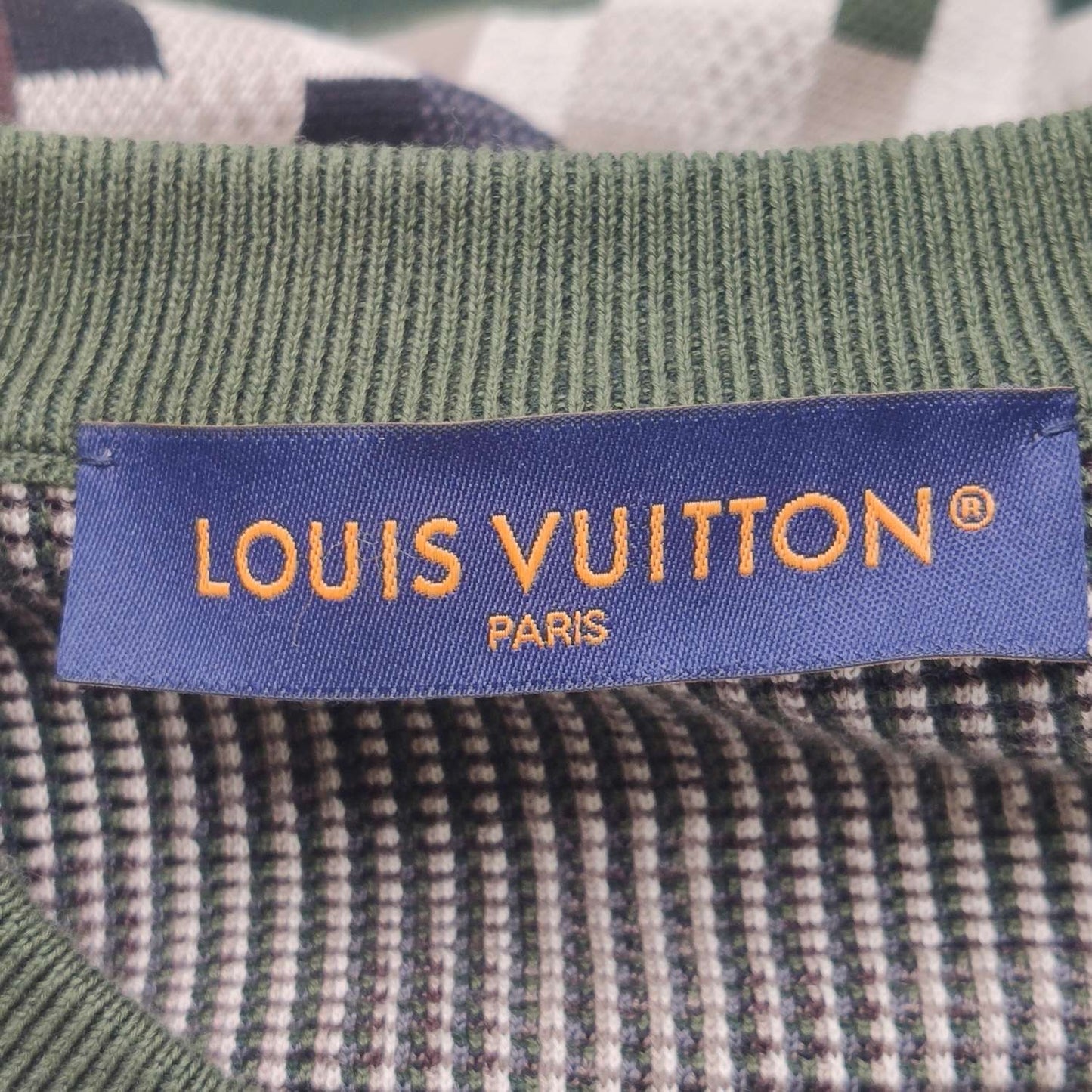 Louis Vuitton S Size Pixel Pattern Crewneck Sweater