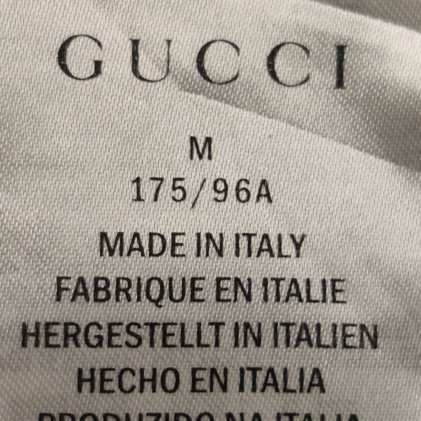 Gucci M Cotton Colorblock Collar Polo Shirt