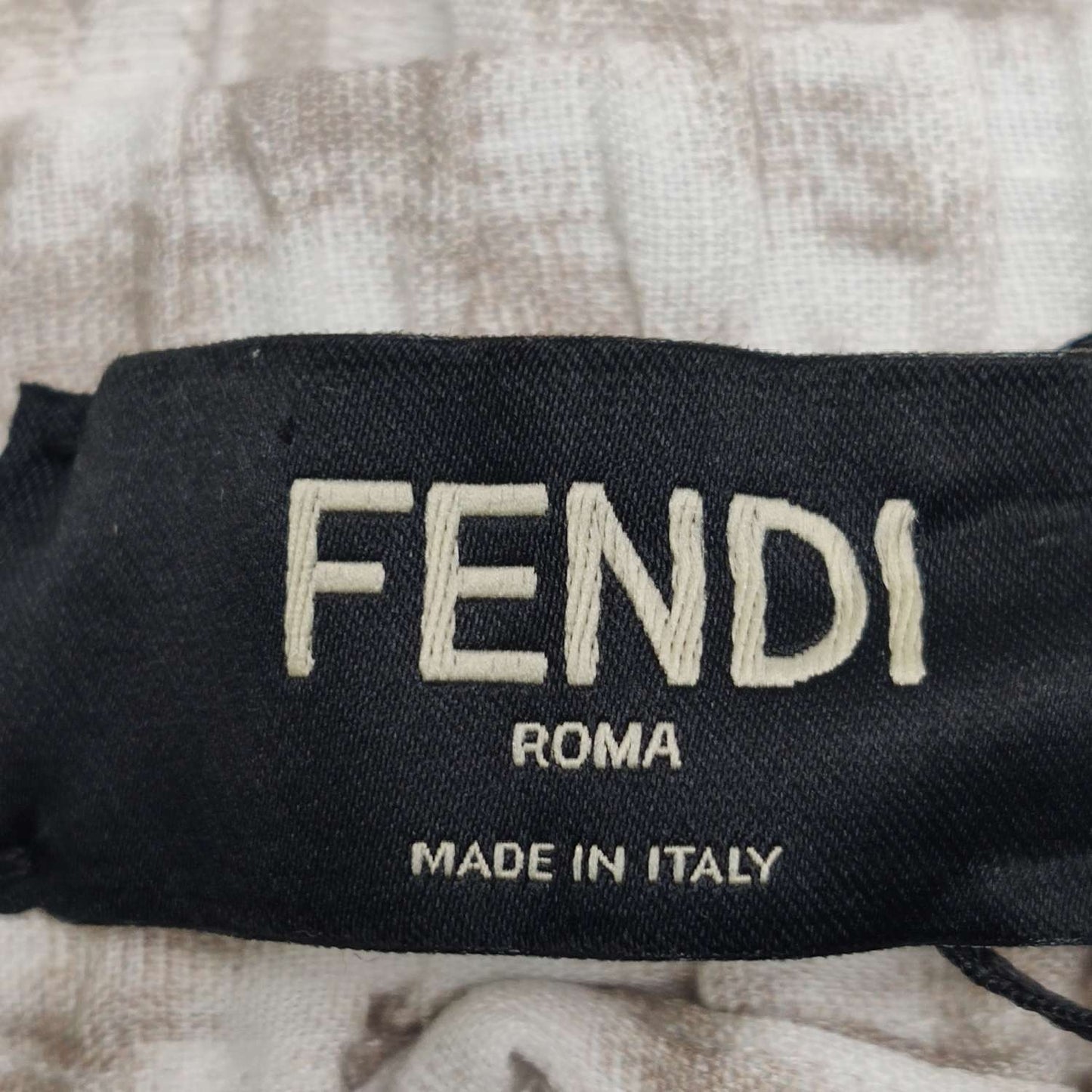 Fendi Linen Double F Pattern Shorts L/50