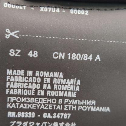 Prada Logo Grey Casual Pants Size M