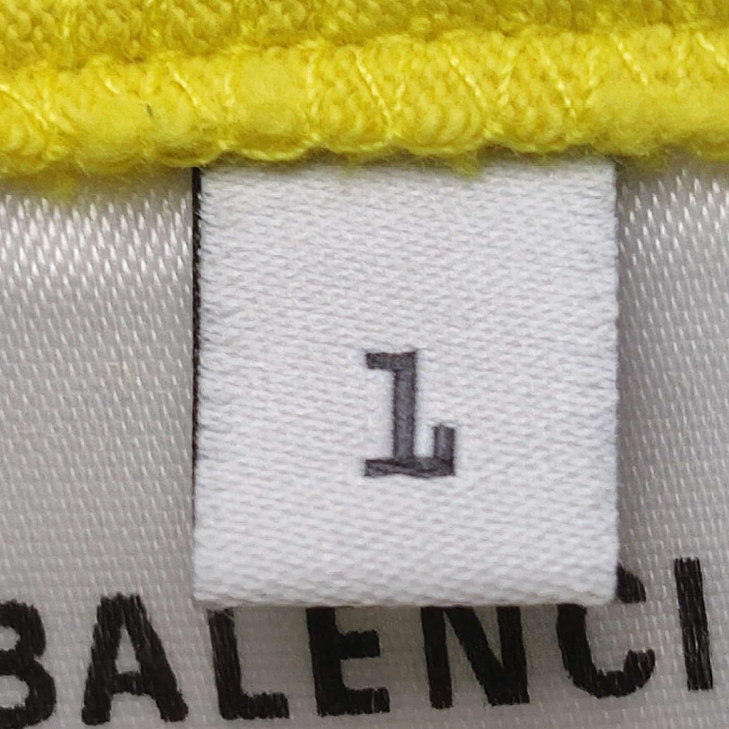 Balenciaga Yellow Flame Logo T-Shirt L