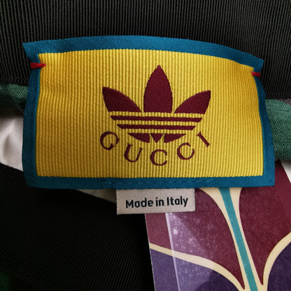 Gucci x Adidas Logo Print Striped Shorts