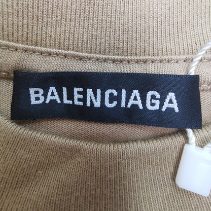Balenciaga XXS Cotton Logo Print Crewneck T-shirt