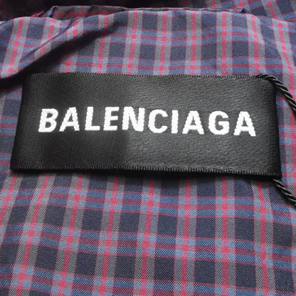 Balenciaga Checkerboard Logo Hooded Coat