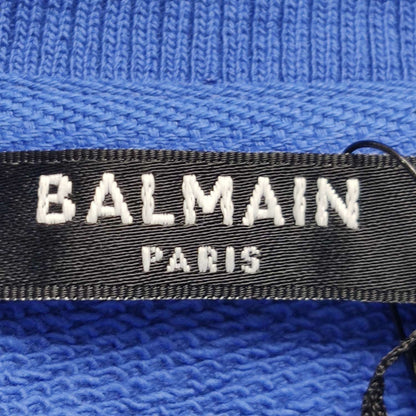 Lanvin XS Cotton Logo Crewneck Long-Sleeve Sweatshirt