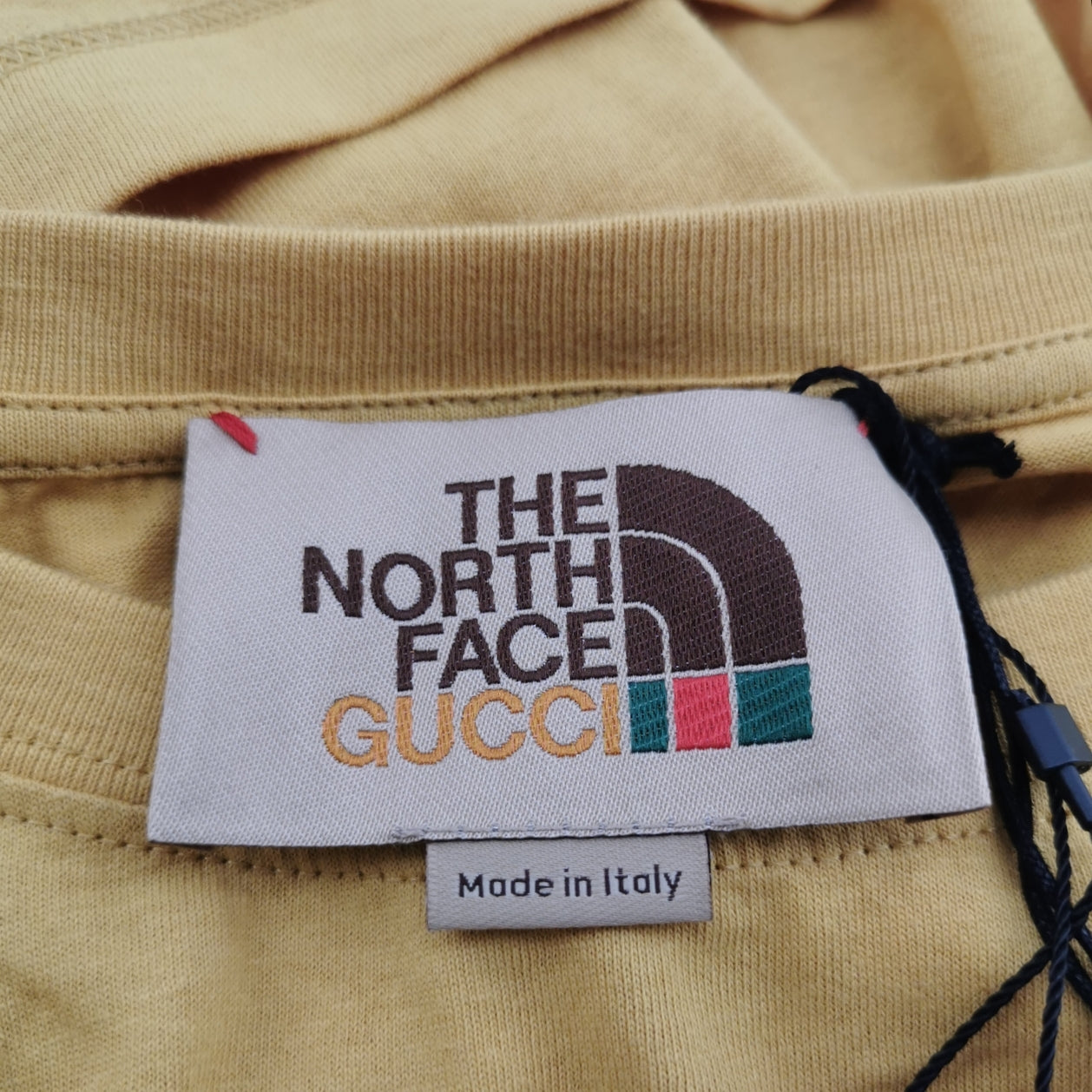 The North Face x Gucci Yellow Logo T-Shirt
