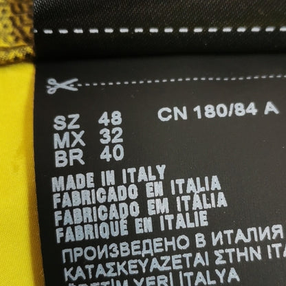 Prada M Size Wolf Print Yellow Shorts