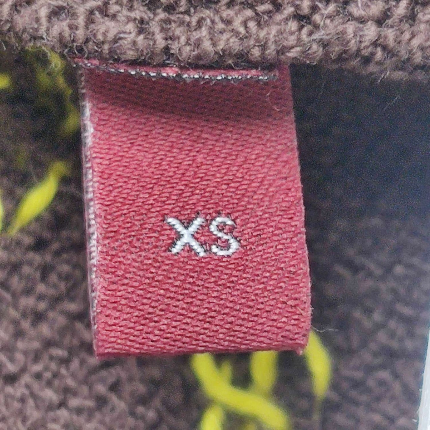 Gucci XS Brown GG Monogram V-Neck Cardigan