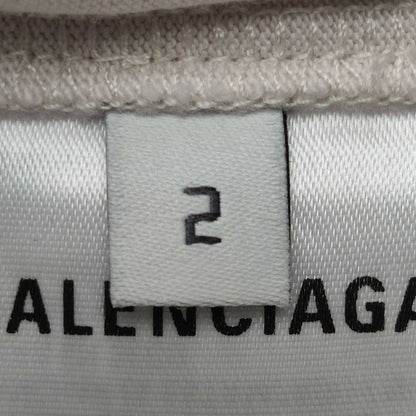 Balenciaga S Size Cotton Logo Crew Neck T-Shirt