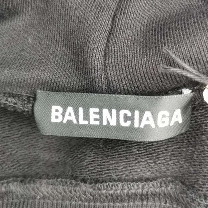 Balenciaga Black 'CREW' Logo Hoodie